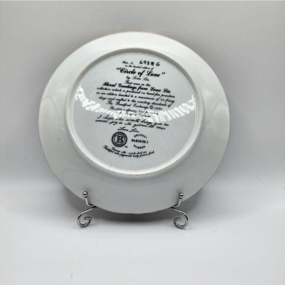 Collectible Lena Liu Porcelain Wall Plate, Lena Liu Limited Edition - Picture 2 of 2